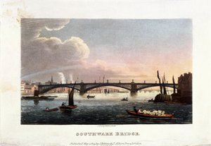 Southwark Bridge, Lontoo, 1819