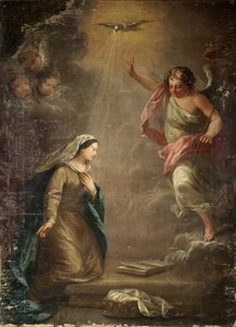 Annunciation (öljy kankaalle)