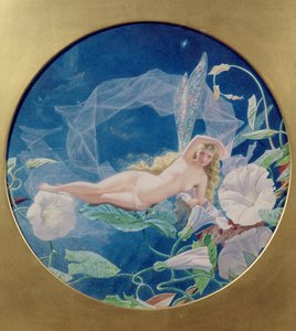 The Morning Glory Fairy (wc ja vartaloväri paperilla)