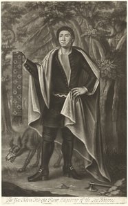 Tee Yee Neen Ho Ga Row, kuuden kansakunnan keisari tekijältä John Simon after John Verelst