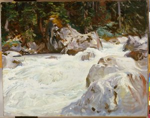 Torrent Norjassa, 1901 tekijältä John Singer Sargent