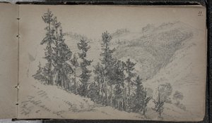 Alppien maisema, Zell am See, Itävalta tekijältä John Singer Sargent