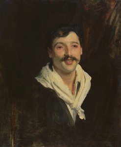 Italialainen merimies (öljy kankaalle) tekijältä John Singer Sargent