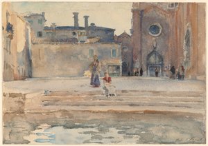 Campo dei Frari, Venetsia tekijältä John Singer Sargent