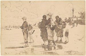 Ulos kalalle (lähtö kalalle) tekijältä John Singer Sargent