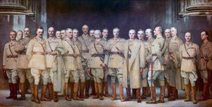 Ensimmäisen maailmansodan kenraalit upseerit tekijältä John Singer Sargent