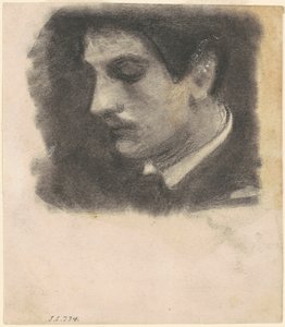Miehen pää, 1875-1880. tekijältä John Singer Sargent