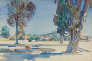 Jerusalem (akvarelli) tekijältä John Singer Sargent