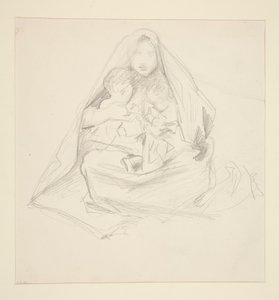 Madonna ja lapsi tekijältä John Singer Sargent