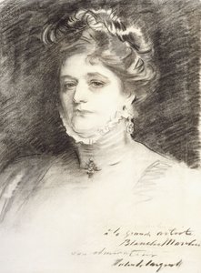 Blanche Marchesin muotokuva, 1910 tekijältä John Singer Sargent