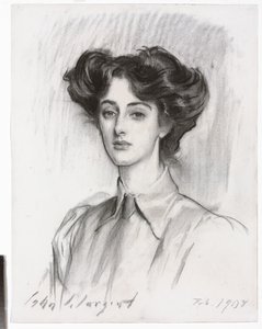 Lady Elsie Meyerin muotokuva, helmikuu 1908 tekijältä John Singer Sargent