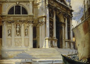 Santa Maria della Salute, Venetsia, tekijältä John Singer Sargent