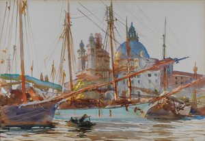 Santa Maria della Salute Venetsiassa, noin 1904-1906. tekijältä John Singer Sargent