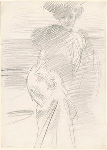 Istuva nainen tekijältä John Singer Sargent