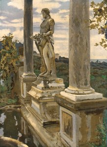 Vertumnuksen patsas Frascatissa, 1907, n. 1930. tekijältä John Singer Sargent