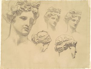 Studies for Apollo and the Muses, n. 1921. tekijältä John Singer Sargent