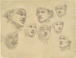 Tutkimuksia sotaan pääsemiseksi, 1920-1922. tekijältä John Singer Sargent