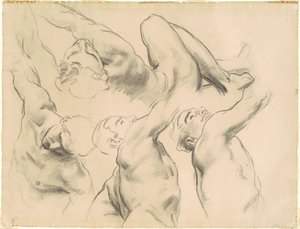 Tutkimukset "Taivaalle" ja "Helvetille" tekijältä John Singer Sargent