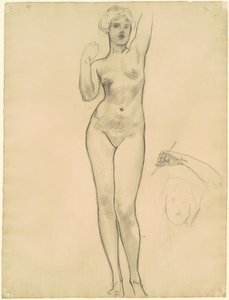 Afroditen tutkimukset Aphroditelle ja Erokselle, 1919-1920. tekijältä John Singer Sargent