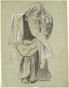 Tutkimus "Frieze of Prophets" tekijältä John Singer Sargent