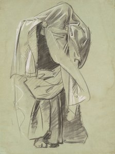 Study for Frieze of Prophets, 1890-1892. tekijältä John Singer Sargent