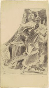 Tutkimus "Uskonton voitto" tekijältä John Singer Sargent