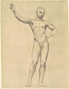 Apollon tutkimus "Apollo ja muusat" tekijältä John Singer Sargent