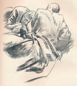 Study of Drapery, 1916 tekijältä John Singer Sargent