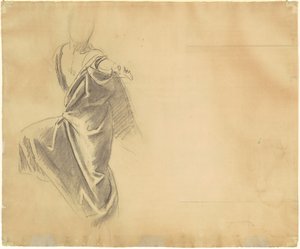 Study of Drapery [verso], 1920-1922. tekijältä John Singer Sargent