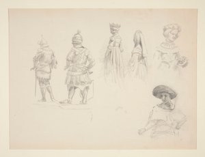 Estudi de Sis Figures finlandès tekijältä John Singer Sargent