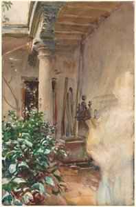 Patio tekijältä John Singer Sargent