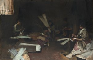 Venetsialaiset lasityöläiset, 188082. tekijältä John Singer Sargent