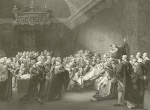 Chathamin jaarlin kuolema tekijältä John Singleton Copley