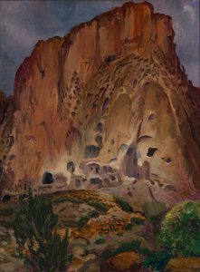Cliff Dwellings, Pajarito tekijältä John French Sloan