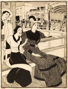 Laiturilla tekijältä John French Sloan