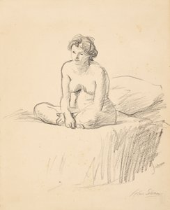 Istuva alaston tekijältä John French Sloan