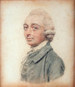 John Oglanderin (n.1737-94) muotokuva (pastelli paperille)