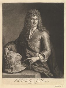 Grinling Gibbonsin muotokuva, 1690.