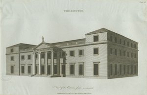 Chillington Hall: kaiverrus, 1789 tekijältä John Soane