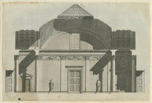 Chillington Hall: seepiapiirustus, nd [1789] (piirustus)