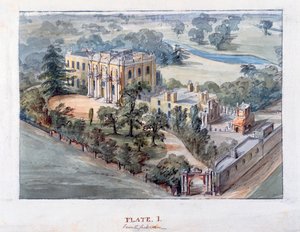Pitzhanger Manor, Ealing (kynä ja muste wc:llä paperilla)