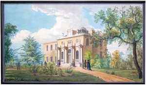 Pitzhanger Manor, Ealing, 7. marraskuuta 1800 (kynä ja muste wc:llä paperilla)