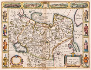 John Speedin laatima Tartarian kartta vuodelta 1626