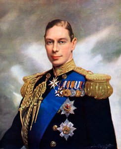 Kuningas Yrjö VI:n kruunausmuotokuva vuonna 1937