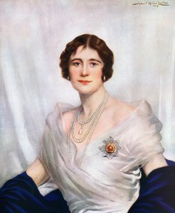 Kuningatar Elisabetin, kuningataräidin kruunausmuotokuva vuonna 1937