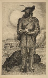 The Plainsman tekijältä John Steuart Curry