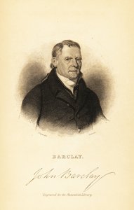 John Barclayn, skotlantilaisen vertailevan anatomin muotokuva, 1841 (kaiverrus) tekijältä John Syme