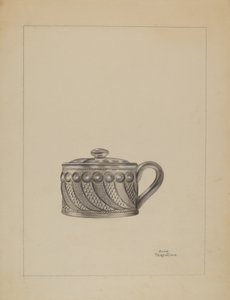 Sinappiruukku, c. 1936. tekijältä John Tarantino
