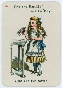 Liisa ja pullo tekijältä John Tenniel