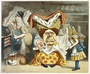 Alice ja herttuatar tekijältä John Tenniel